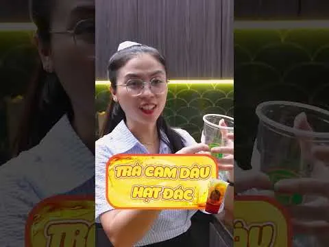 Ảnh xem trước clip trà sữa khoai môn full topping và quy trình ra món