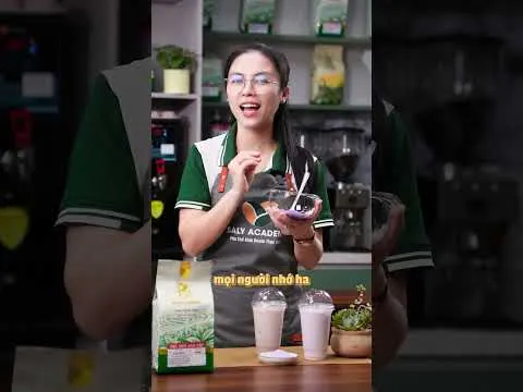 Ảnh xem trước clip mẹo lên màu đẹp cho trà sữa khoai môn
