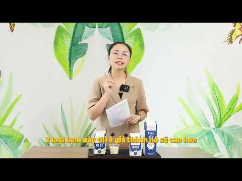 Ảnh xem trước clip whipping cream có thay thế được kem Rich lùn không